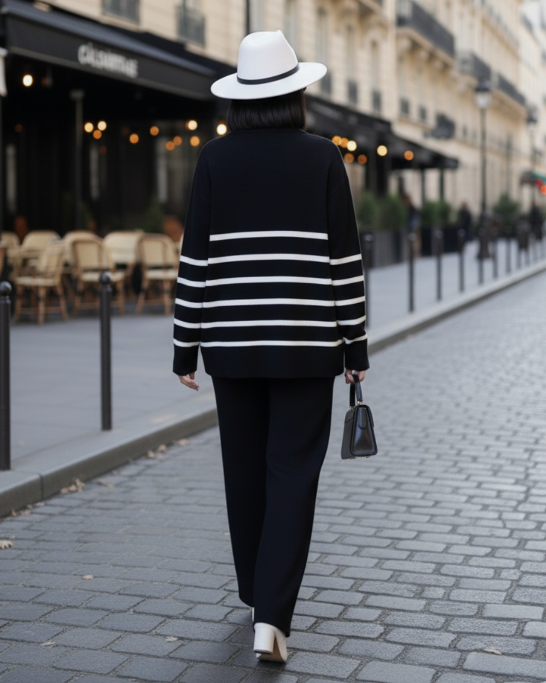 Gaia — Conjunto de lana negro