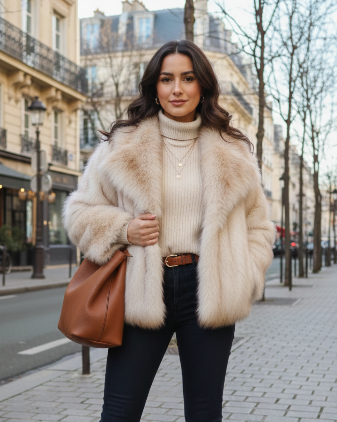 ABRIGO TEHIA MARRÓN