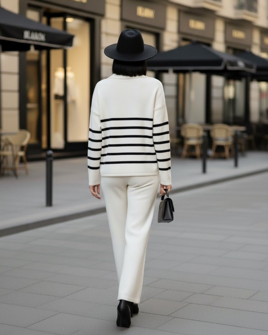 Gaia — Conjunto de lana blanco