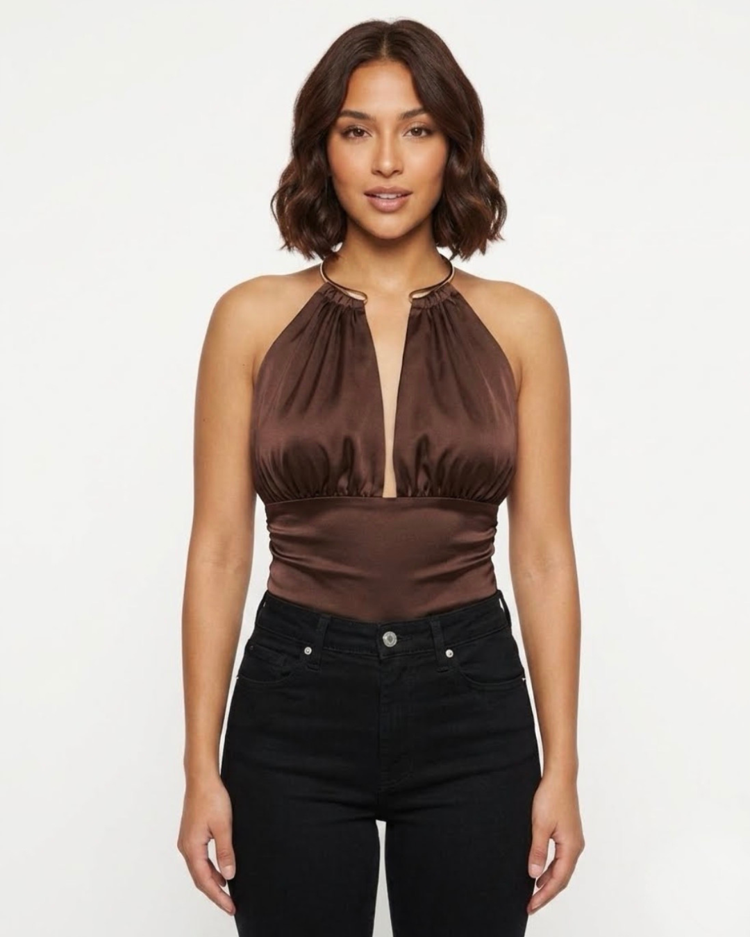 BODY CALYPSO MARRÓN