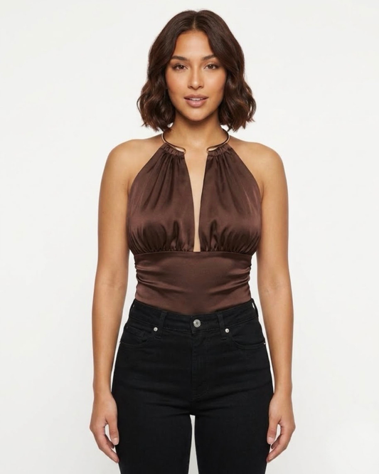 BODY CALYPSO MARRÓN