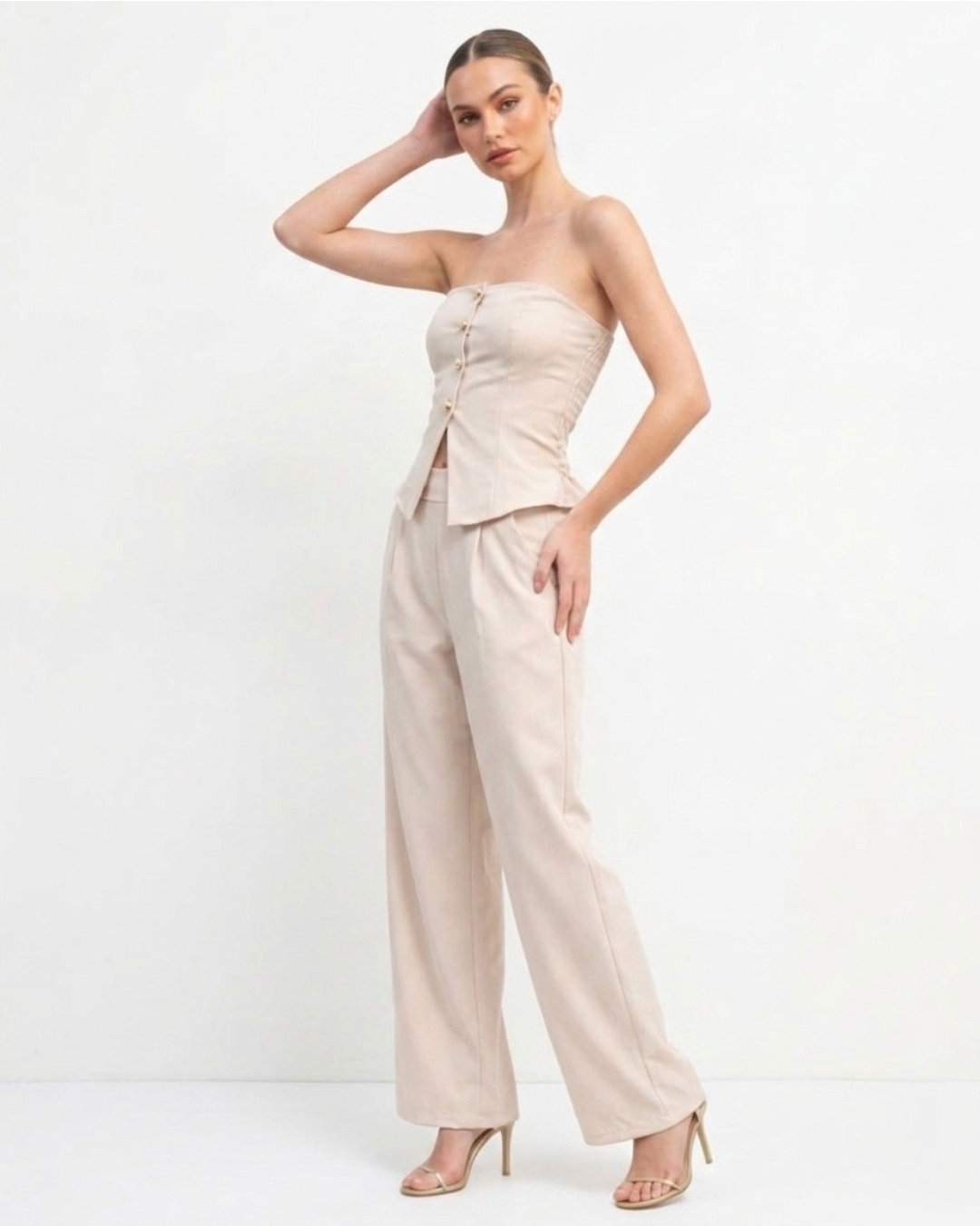 CONJUNTO MONACO BEIGE
