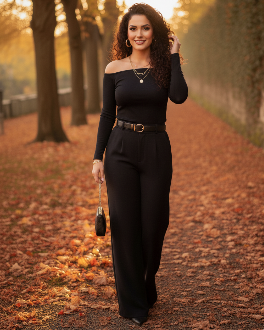 Noir — Pantalón largo de traje