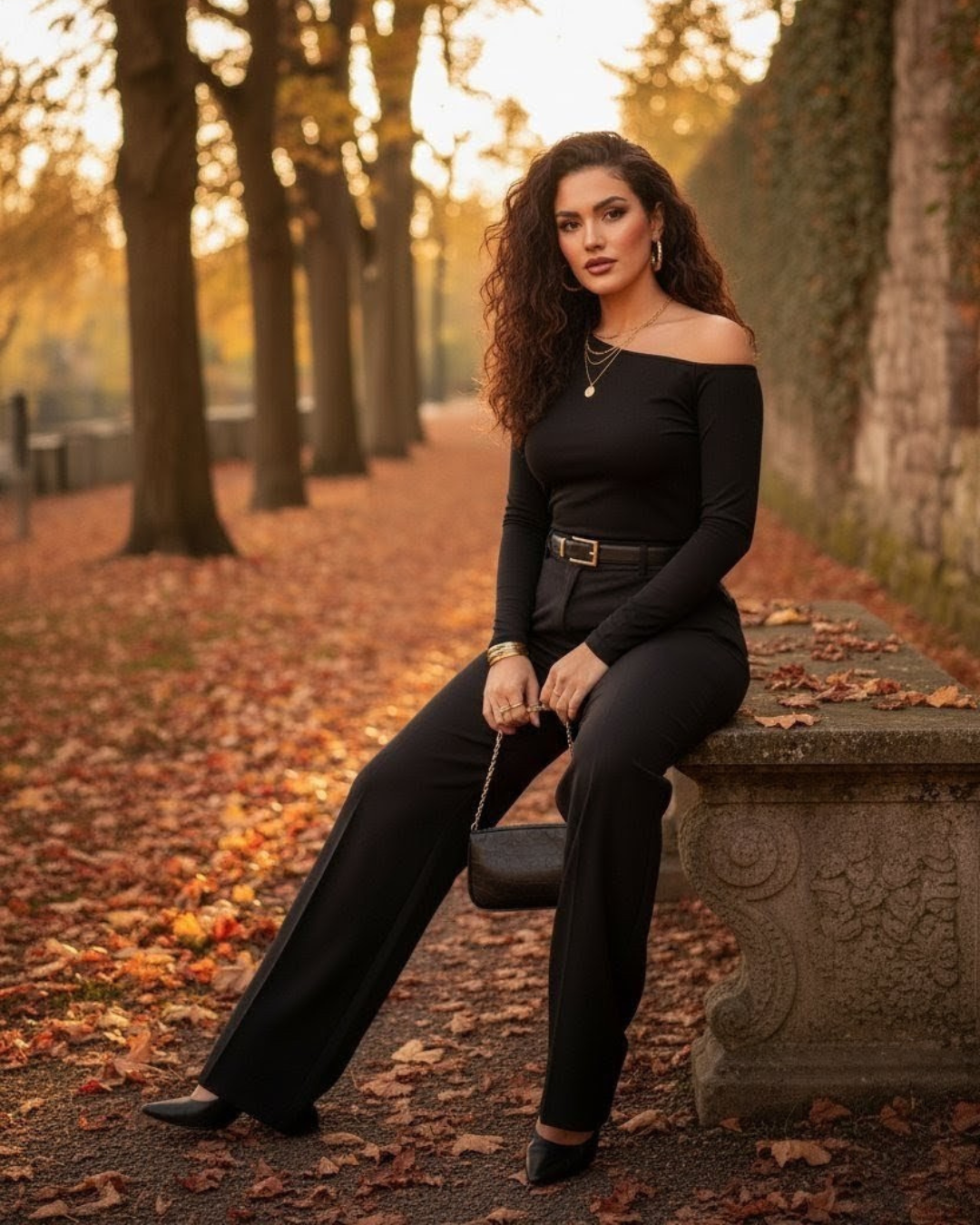 Noir — Pantalón largo de traje